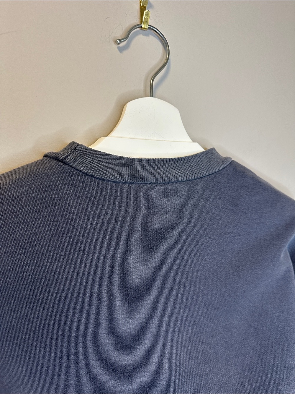 Frame Denim Melrose Place Los Angeles Crewneck Sweatshirt - Faded Navy - Picture 12 of 12